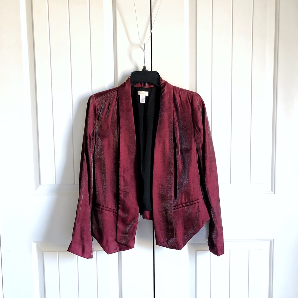 Silk blazer